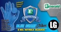 Blue Guard Max Nitrile Exam Gloves – 6 Mil [ M, L, XL & XXL]
