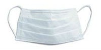 Emerald Pleated Earloop Face Masks [Blue ,Pink ,White, Black]