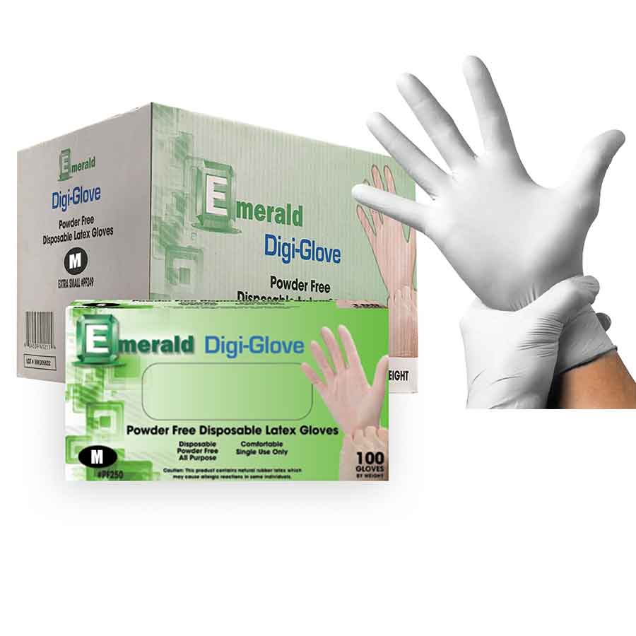 Emerald Digi-Glove Powder Free - Latex Glove